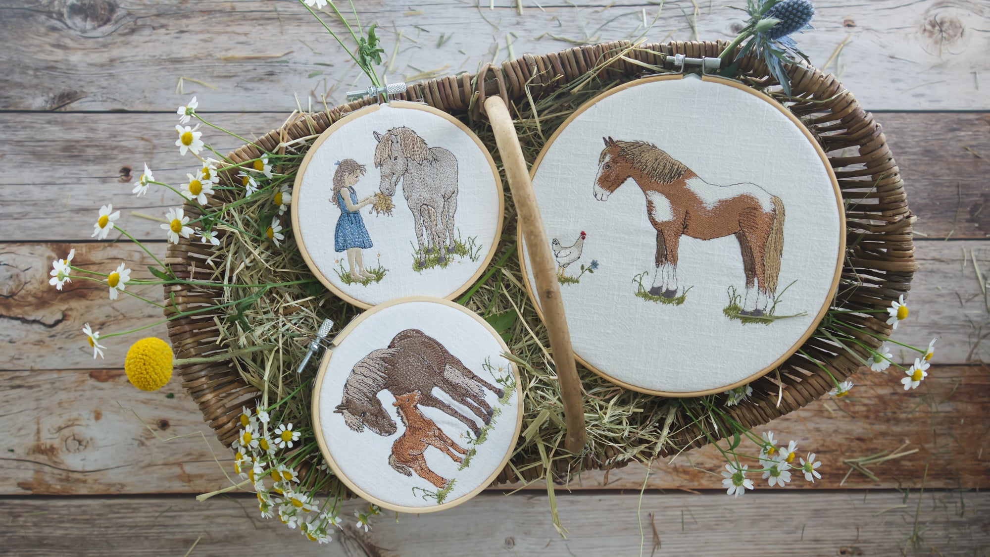 Stickdatei für Stickmaschinen Kollektion Tiere