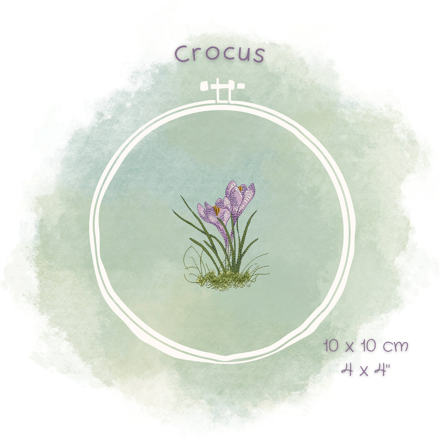 Stickdatei Krokus