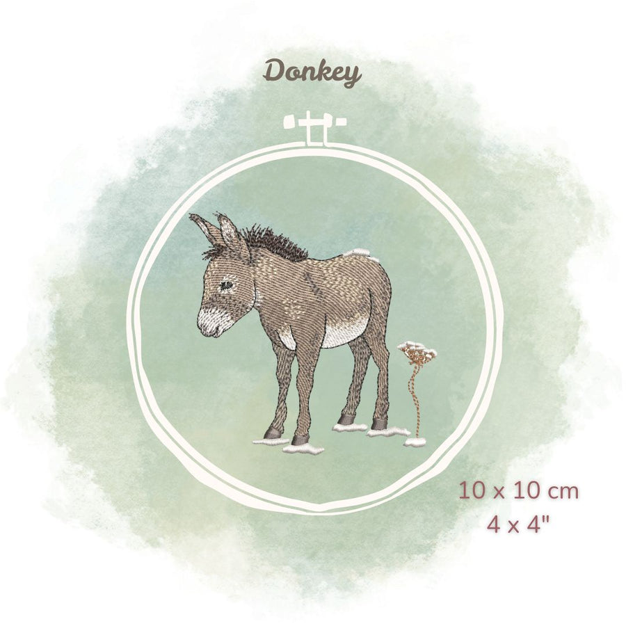 Stickdatei Esel