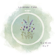Stickdatei Lavendelfeld 13 x 18