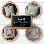 Bundle Large Flower Wreaths