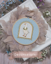 ITH Stickdateien Set Applikationsrahmen "Millefleur"