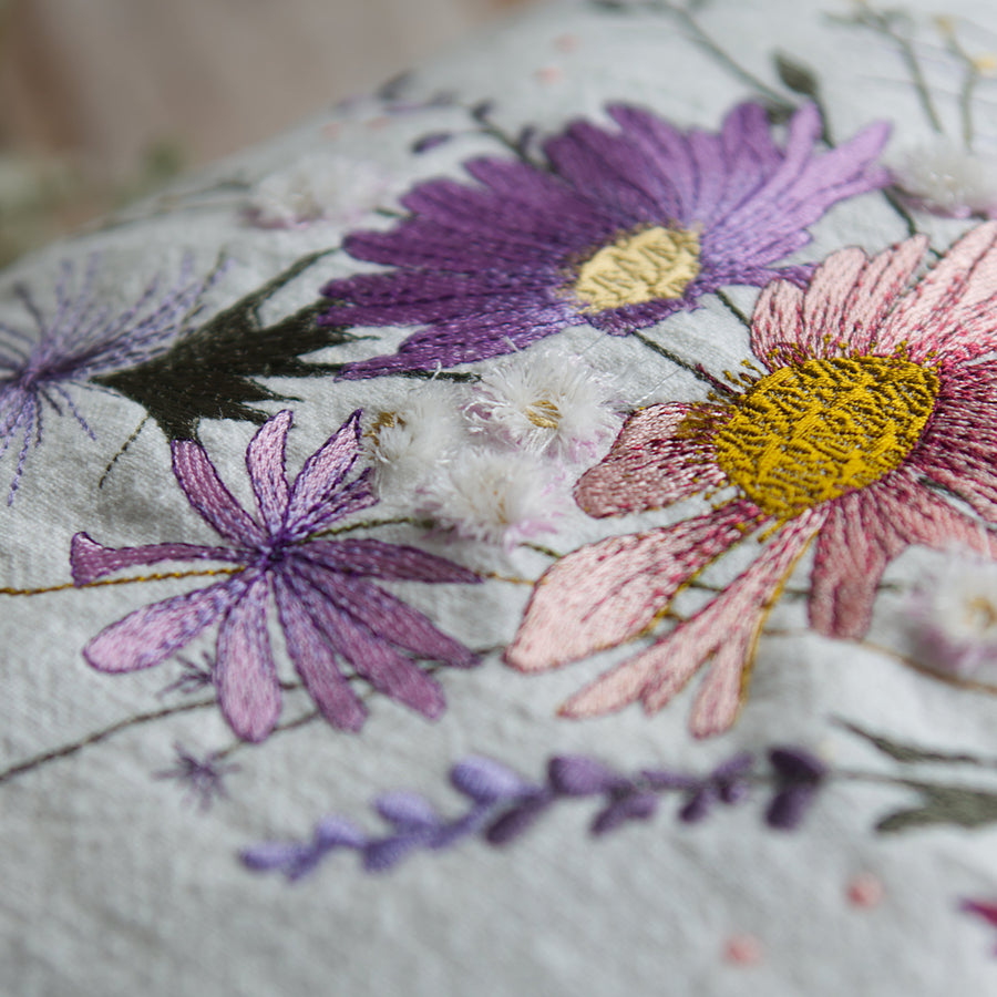 Stickdatei Wildblumenbouquet für große Rahmen