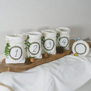 Embroidery file Advent wreaths