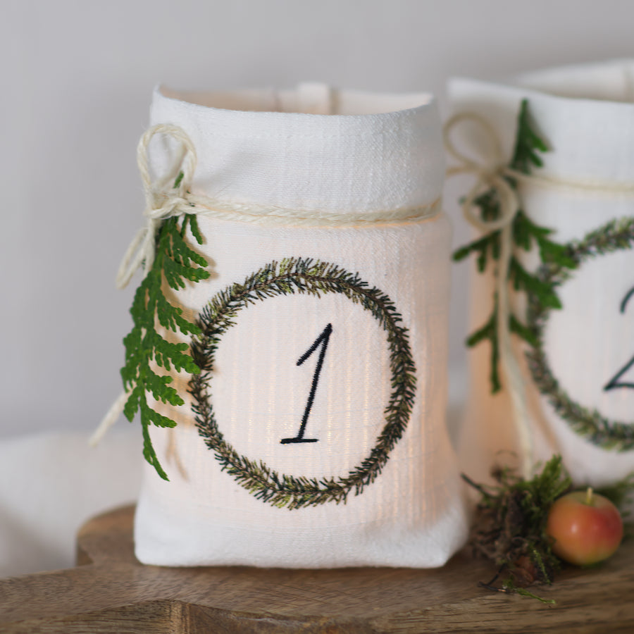 Embroidery file Advent wreaths
