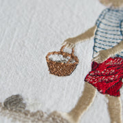 Stickdatei Junge sucht Muscheln