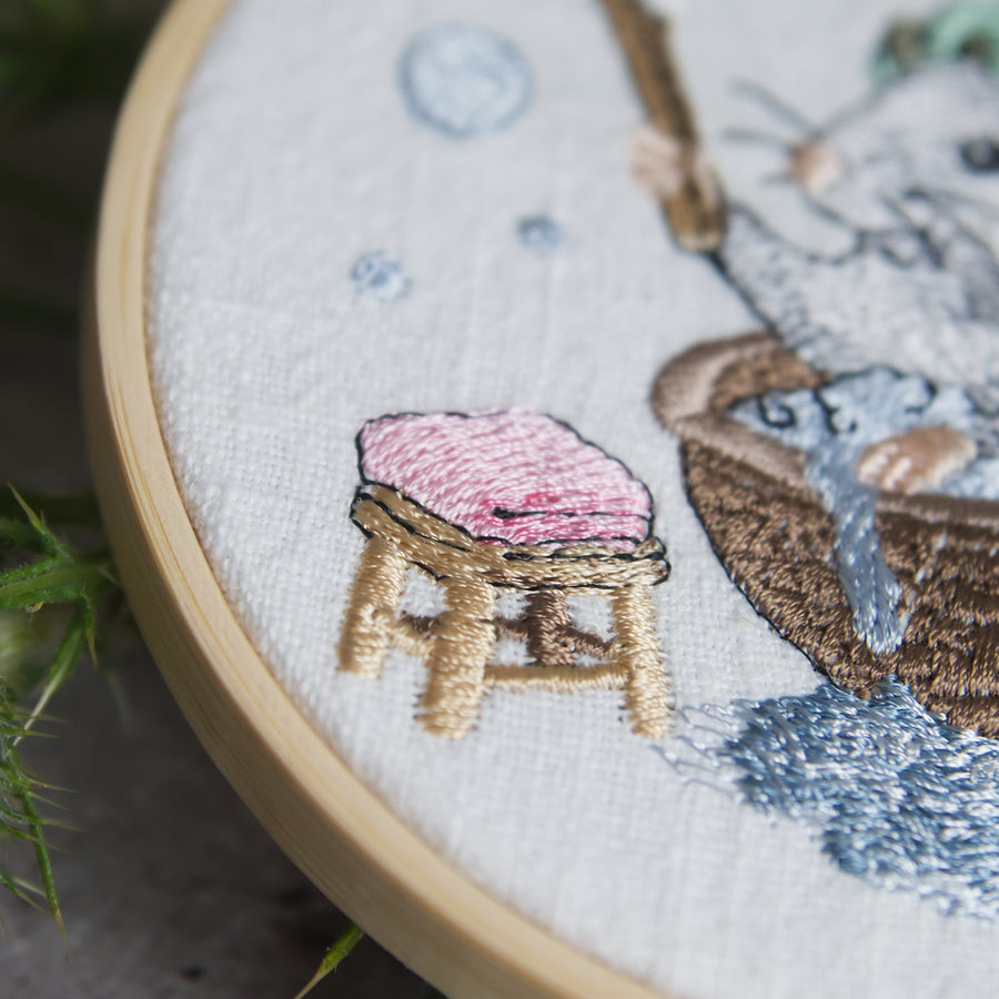 Stickdatei „Bademaus“ – Niedliches Motiv für kreative Projekte