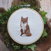 Stickdatei für Stickmaschinen Fuchs Weihnachten Advent Winter Frühling Sommer Herbst