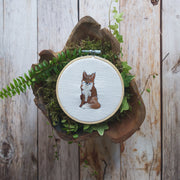 Stickdatei Fuchs – detailreiches Tiermotiv für Winter, Weihnachten & naturverbundene Stickerei