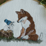Stickdatei Fuchs und Maus