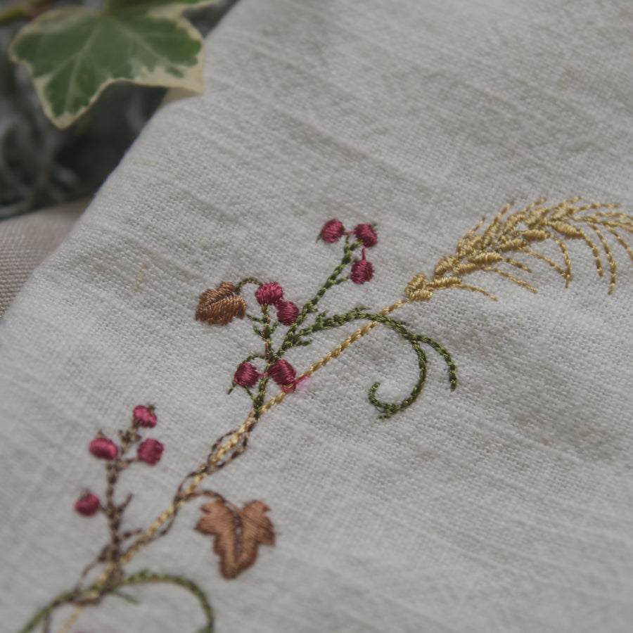 Stickdatei Herbstliche Ecke links