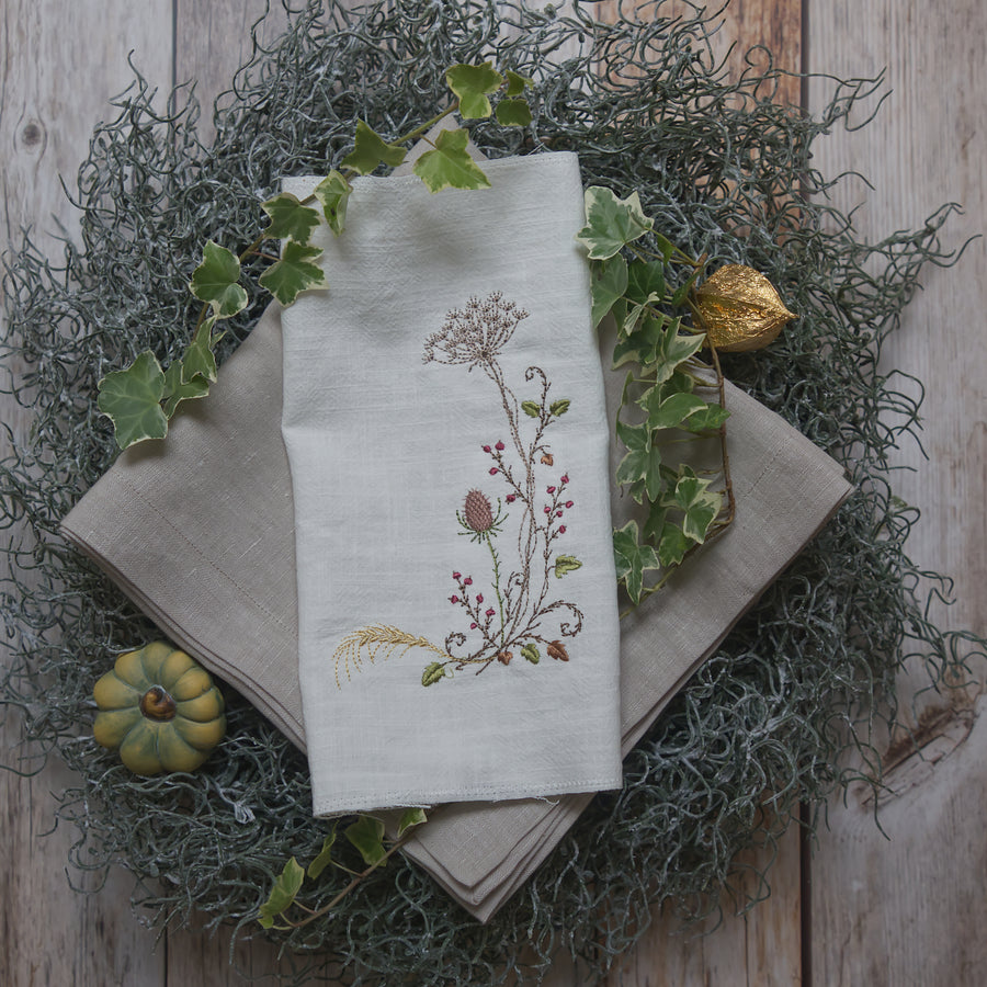 Stickdatei Herbstliche Ecke rechts