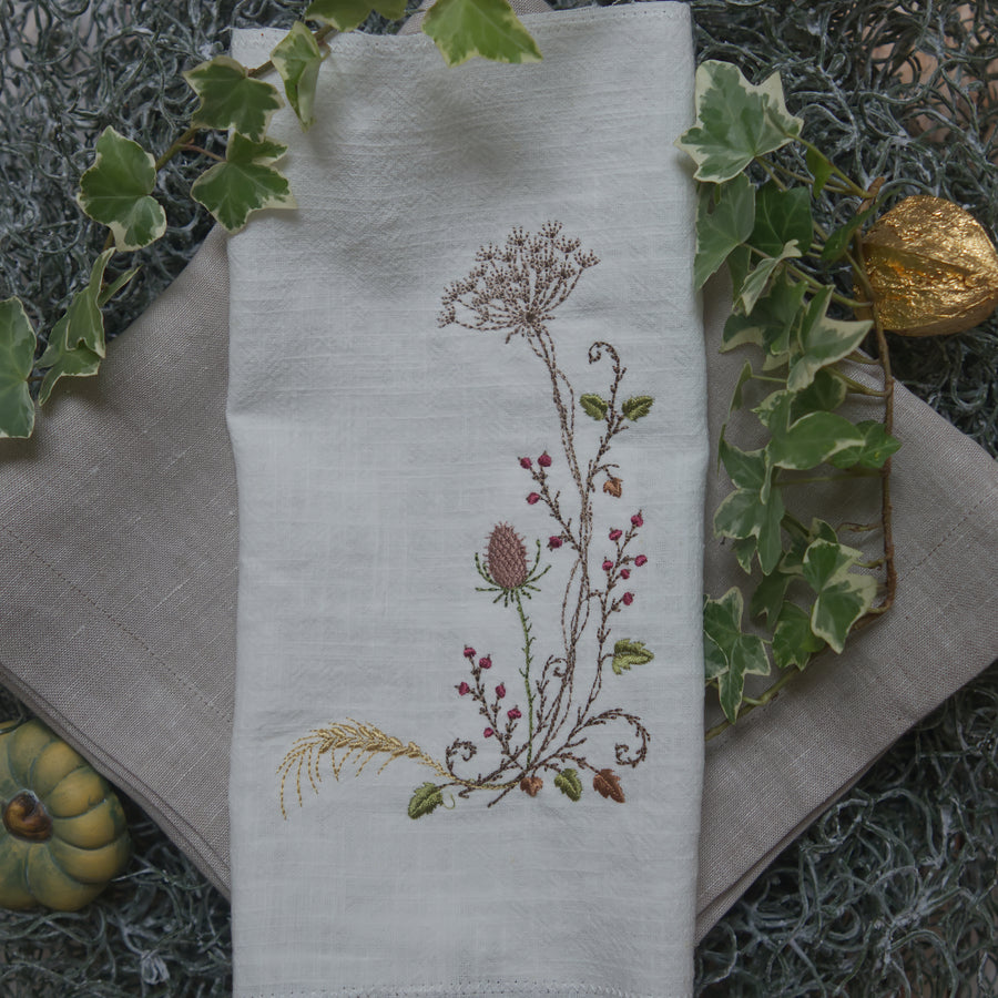 Stickdatei Herbstliche Ecke rechts