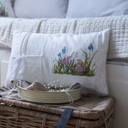 Stickdatei Frühblüherwiese mit Feldlerche