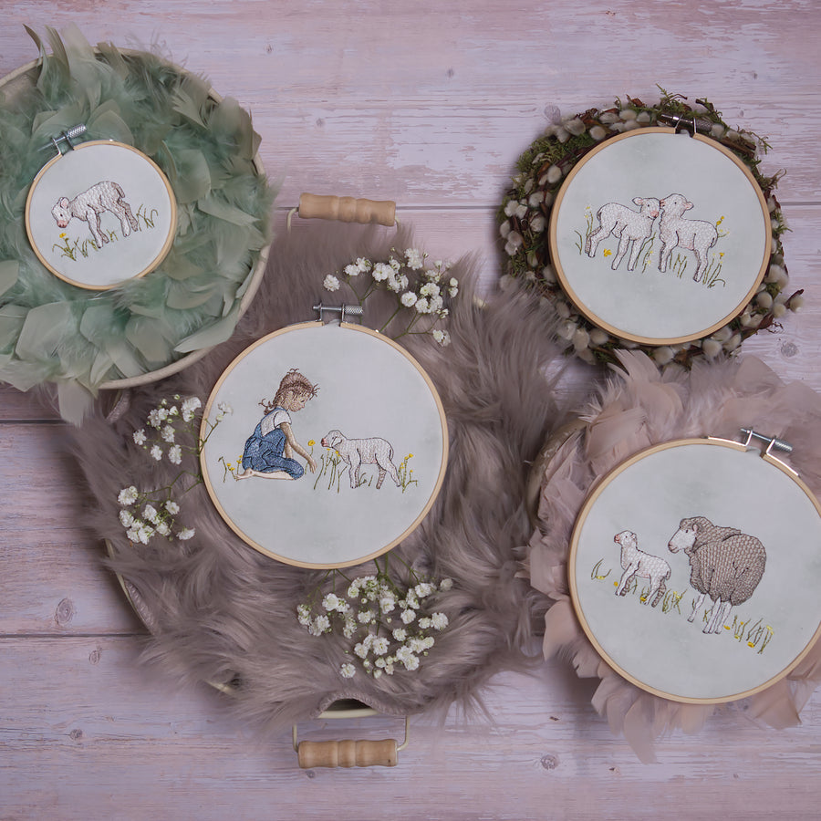 Stickdatei Lämmerfreundschaft