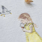 Stickdatei Mädchen und Möwe