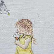 Stickdatei Mädchen und Möwe