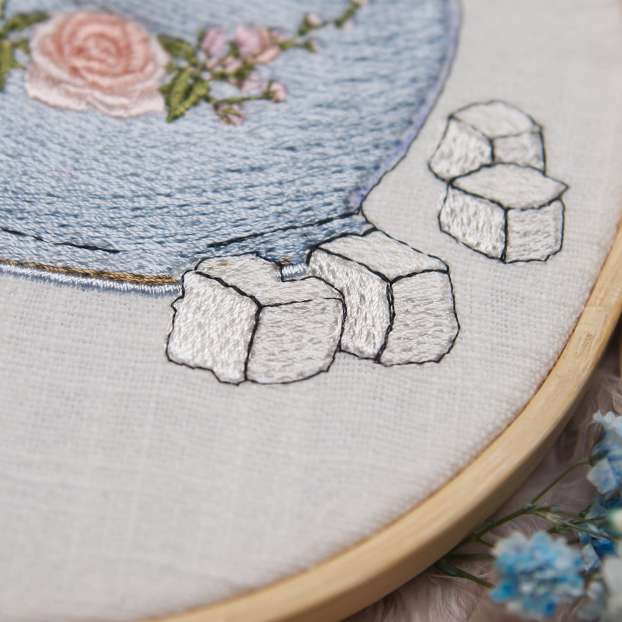 Stickdatei Maus in der Zuckerdose