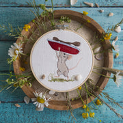 Stickdatei Maus mit Boot