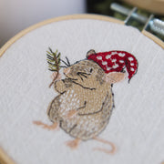 Stickdatei Mini-Set „Mäuseweihnacht“ 4 liebevoll gestaltete Weihnachtsmotive