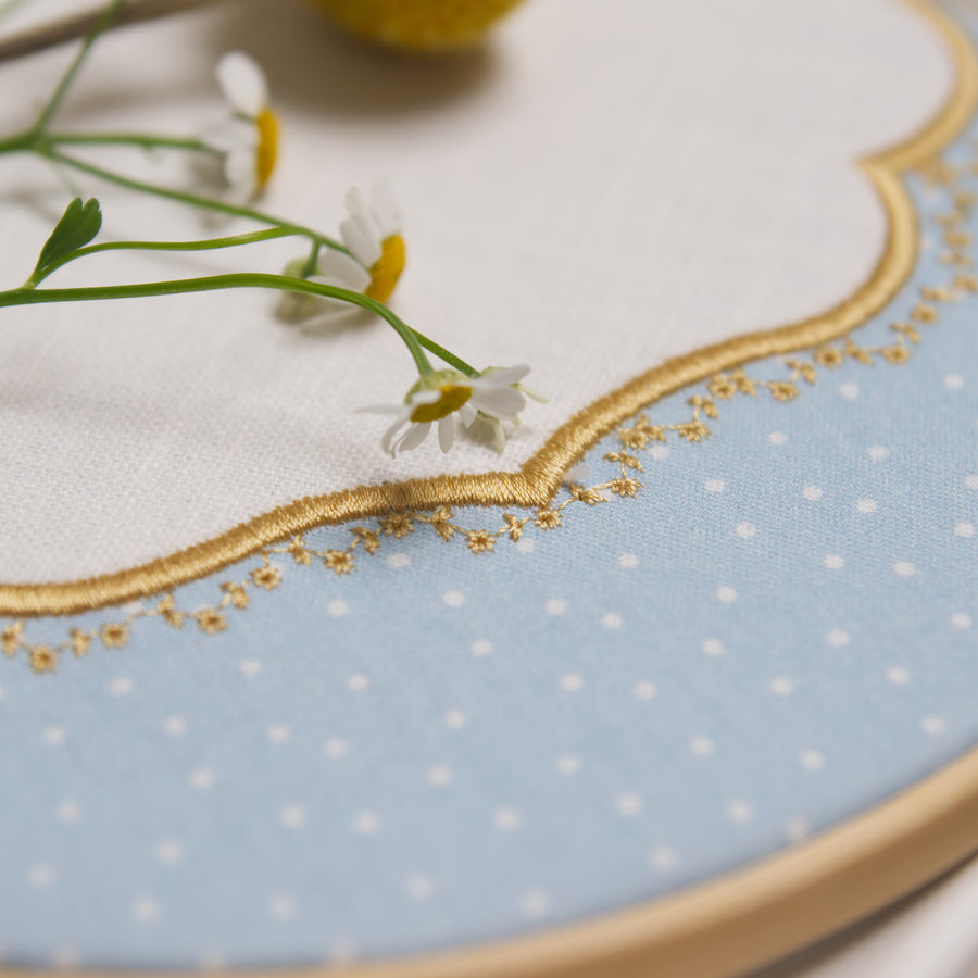 ITH Stickdateien Set Applikationsrahmen "Millefleur"