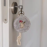 ITH Stickdatei Schlüsselanhänger mit Wichtelmaus