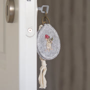 ITH Stickdatei Schlüsselanhänger mit Wichtelmaus