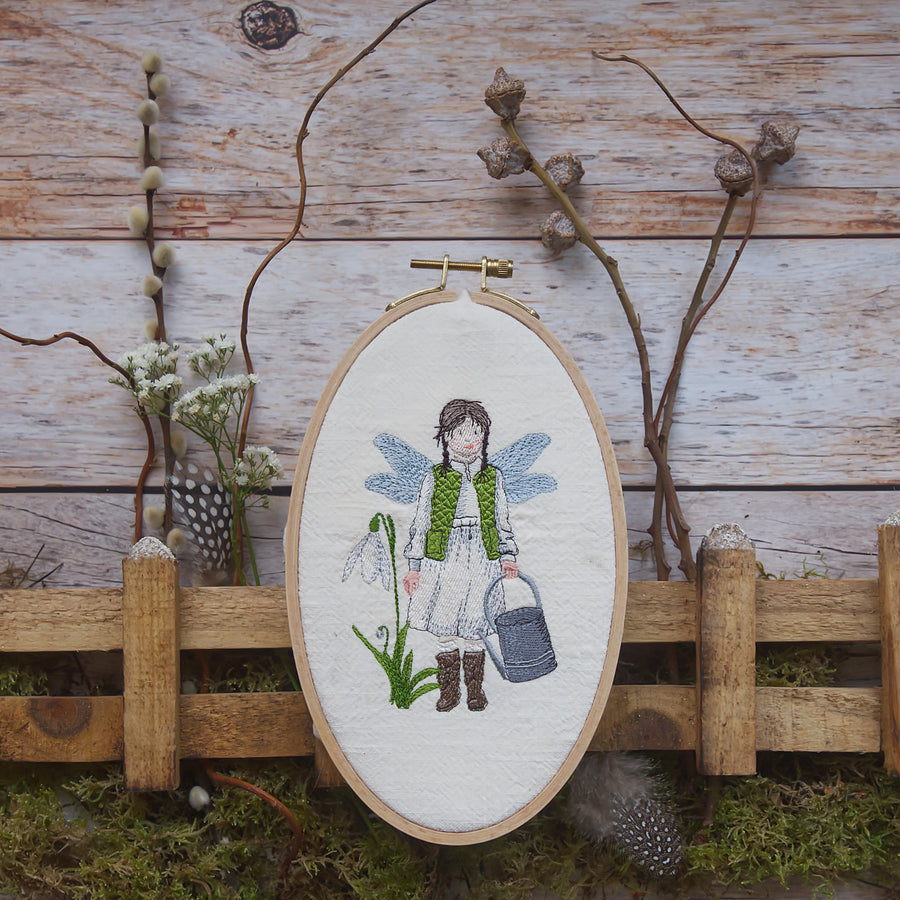 Stickdatei Schneeglöckchenelfe