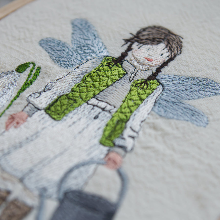 Stickdatei Schneeglöckchenelfe