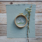 Stickdatei Schneehasen