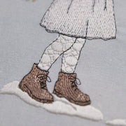 Stickdatei Mädchen im Schnee