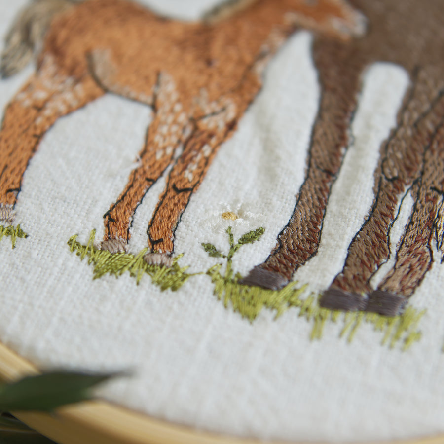 Stickdatei Stute und Fohlen