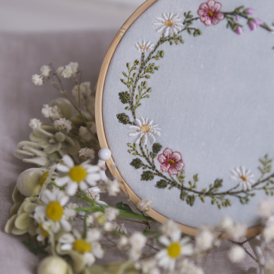 Stickdatei Wiesenkranz