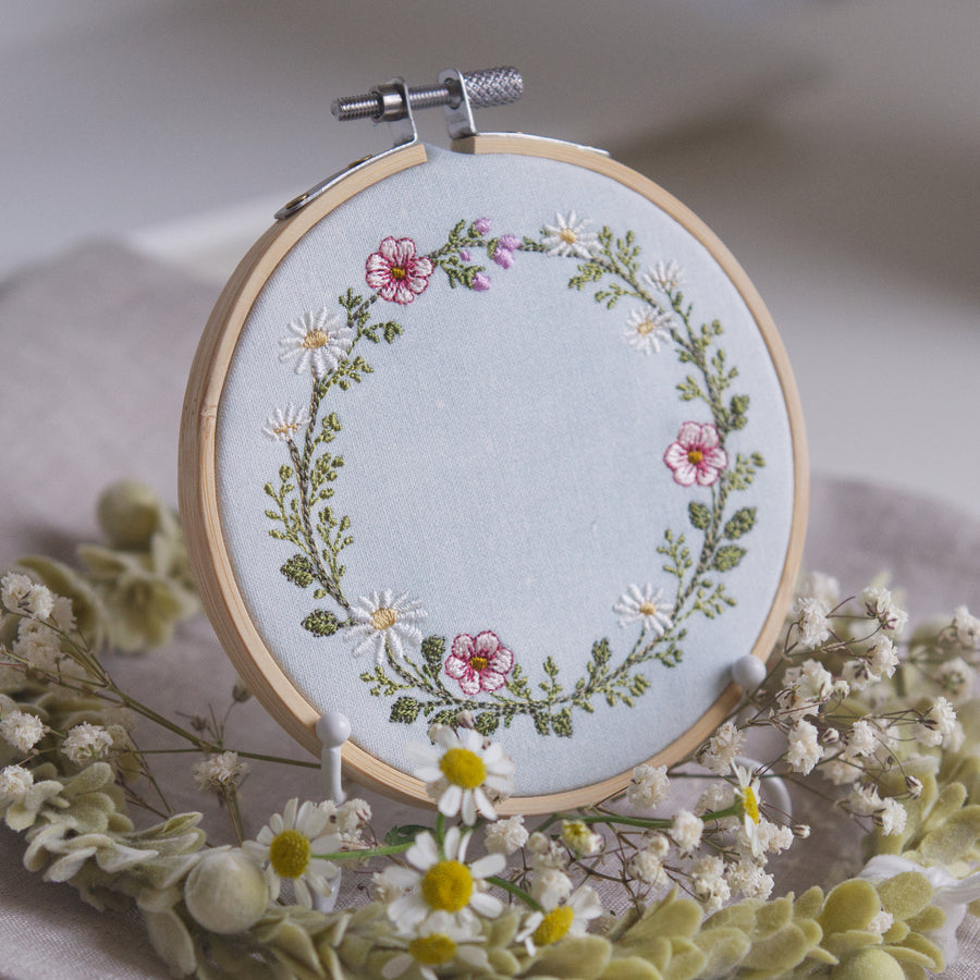 Stickdatei Wiesenkranz