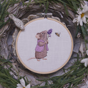 Stickdatei Lavendelmaus
