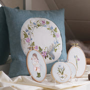 Stickdatei Frühblüherkranz