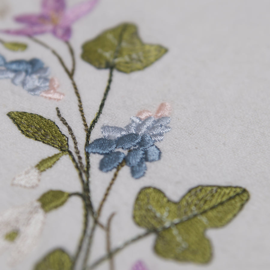 Stickdatei Frühblüherkranz