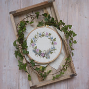 Stickdatei Frühblüherkranz