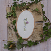 Stickdatei Frühblüherstrauß. Filigranes Frühlingsmotiv mit zarten Blüten für die Maschinenstickerei