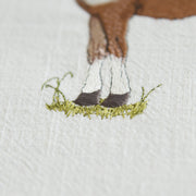 Stickdatei Pferd und Huhn