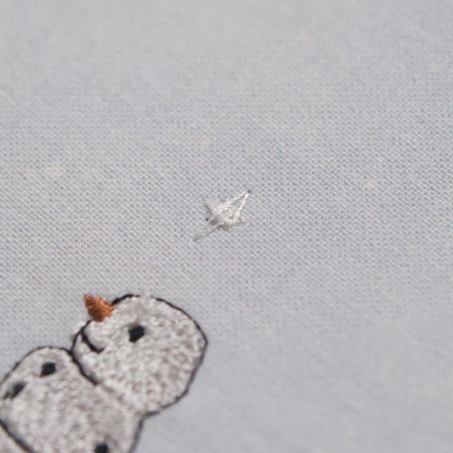 Stickdatei Junge im Schnee