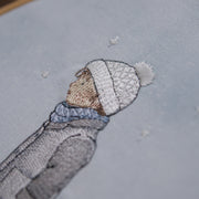 Stickdatei Junge im Schnee