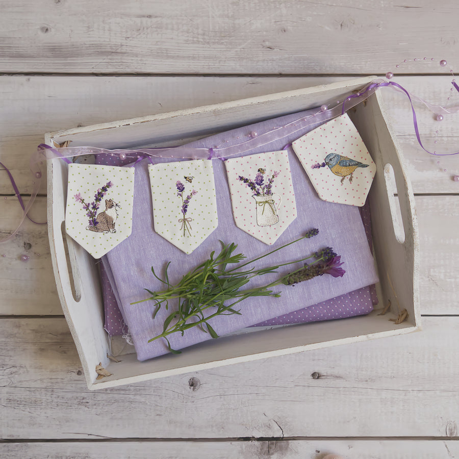 Stickdatei Lavendel-Minis aus der Lavendel-Serie