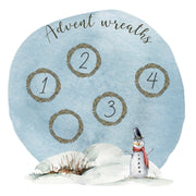 Embroidery file Advent wreaths