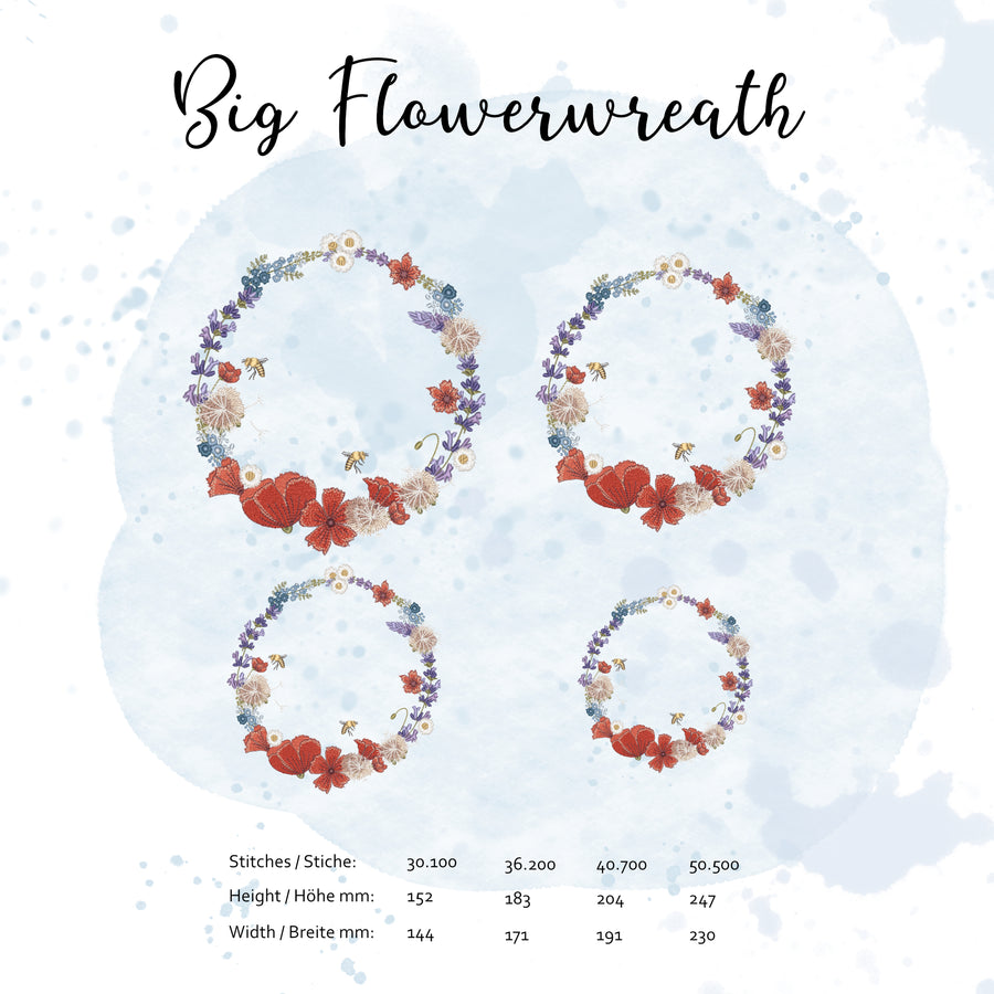 Bundle Large Flower Wreaths