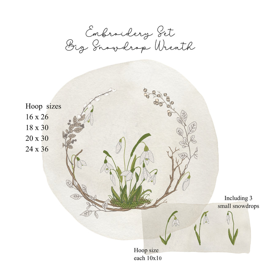 Bundle Large Flower Wreaths