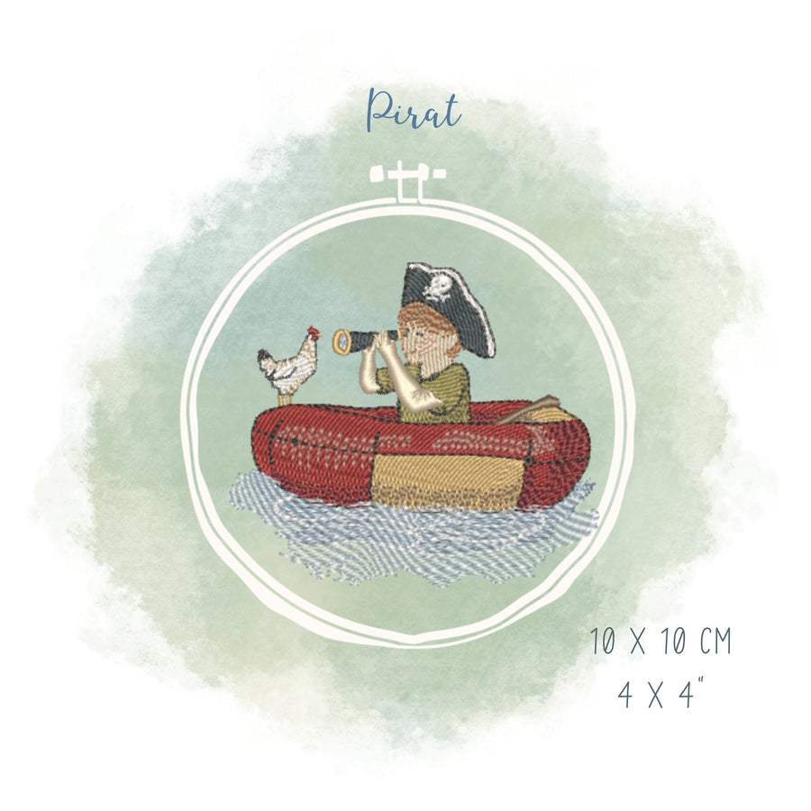 Stickdatei Pirat