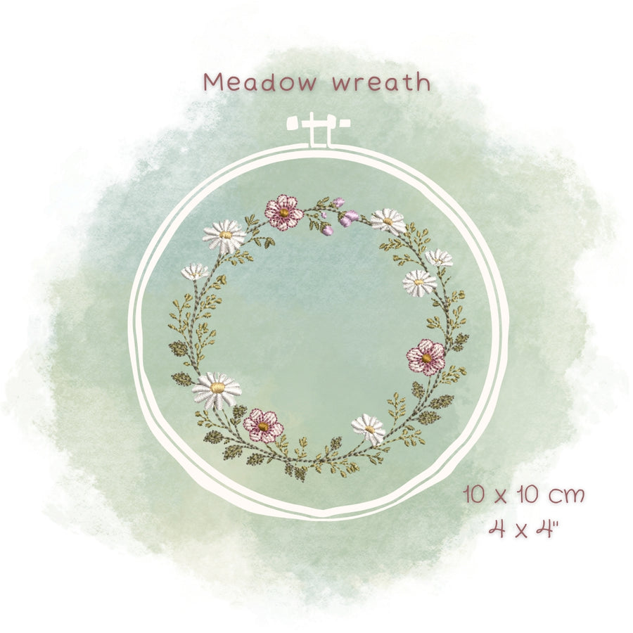 Stickdatei Wiesenkranz