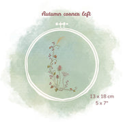 Stickdatei Herbstliche Ecke links