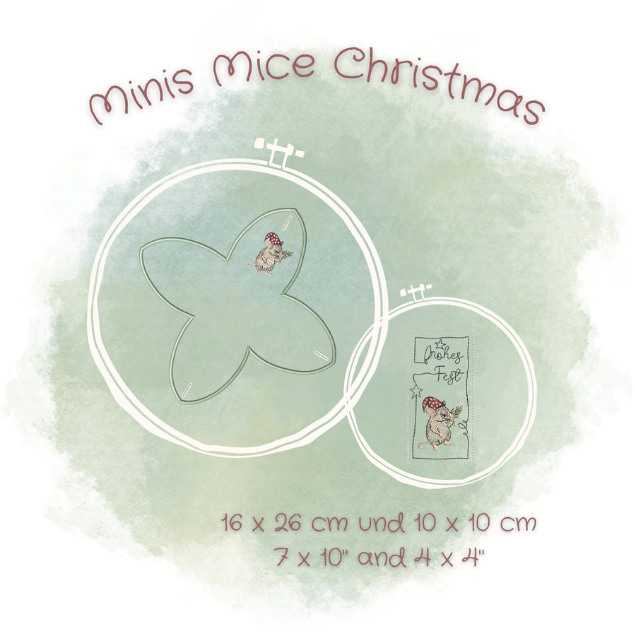 ITH Stickdateien Set Wichtelmausbox & Geschenkanhänger